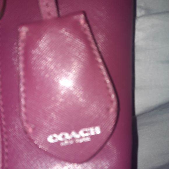 Deep Berry Coach Tote - Picture 4 of 4